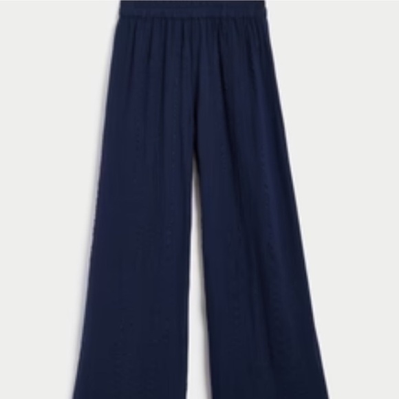 Suzie Kondi Pants - Suzie Kondi The Elira Palazzo Pants in Gauze Navy